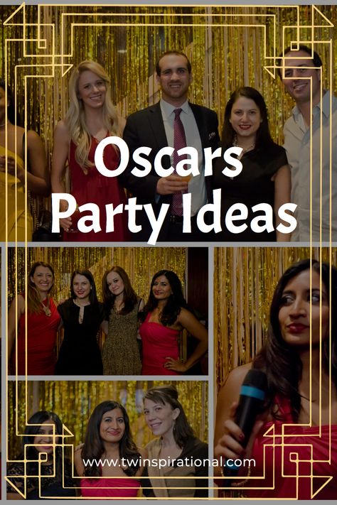 The Oscars are coming soon, and there's no better way to celebrate the event than to host an awards night party. Whether you're looking for decorations, food, drinks, or desserts, we've got it covered! Impress your guests this year with these entertaining and creative Oscars party ideas, from fun photobooth props to tasty cocktails, delicious cakes and more. Follow us for more Oscars ideas to make your gathering unforgettable! Night At The Oscars Theme Party Outfit, Oscar Night Party Ideas, Oscar Party Ideas, Movie Star Party, Oscar Party Decorations, Oscars Theme Party, Celebrity Events, Oscars Party Ideas, Tasty Cocktails