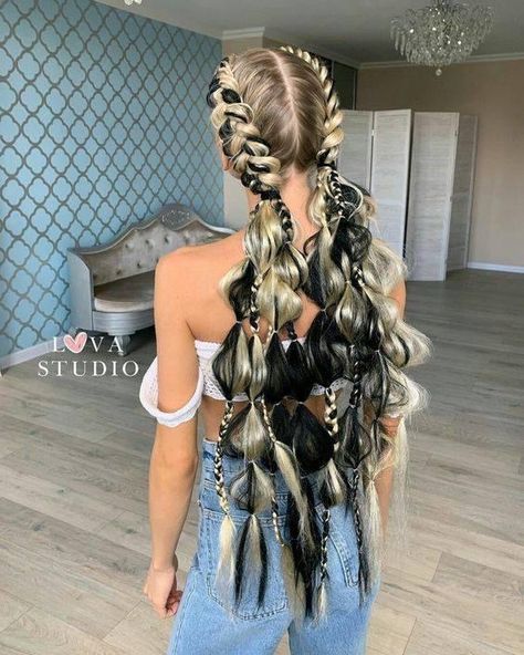 Edc Hair, Festival Hair Extensions, Festival Hair Braids, Rave Braids, Festival Braids, Rave Hair, Disney Hair, Penteado Cabelo Curto, Festival Hair