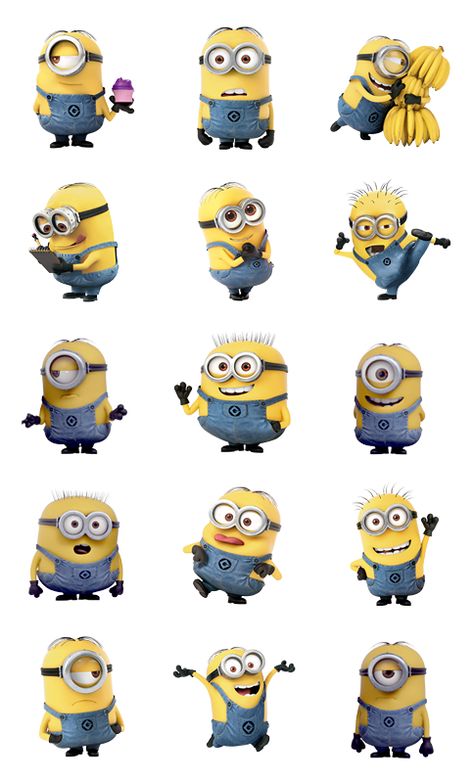 Minions Printables Free, Minion Stickers Free Printable, Printable Minions, Minion White Background, Vector Minions, Minion Clipart, Minion Decorations, Minion Classroom, Minion Stickers