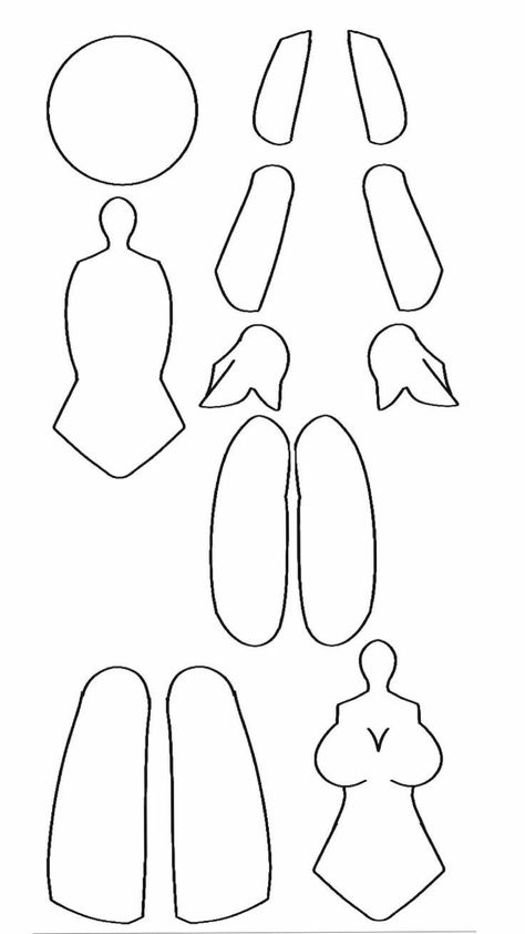 Making Paper Dolls Ideas, Moveable Paper Doll Template, Bodysuit Outfit Drawing, How To Make Paper Puppets, Woman Body Types, How To Make Paper Dolls, Gacha Body Parts, Body Parts Drawing, Paper Doll Ideas