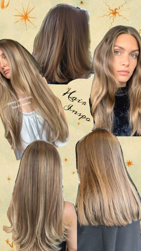 Light brown/dark blonde honey highlight hair Blonde Honey, Dark Blonde Highlights, Honey Highlights, Highlight Hair, Blonde Highlights On Dark Hair, Brown Hair Inspo, Honey Blonde Hair, Dark Blonde Hair, Honey Hair