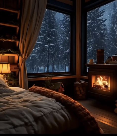 Cozy Winter Cabin, Cabin Aesthetic, Day Room, Cozy Place, Cozy Cabin, Cozy Room, Winter House, Cozy Space, Dream Bedroom