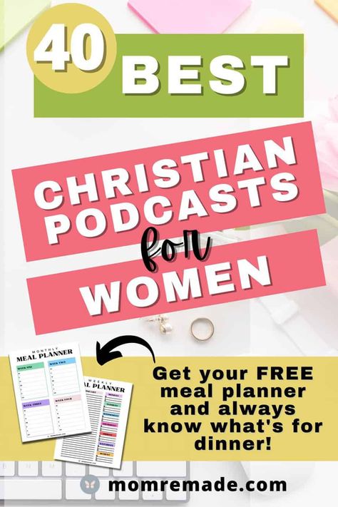 Check out our handpicked selection of the 40 best Christian podcasts for women. Ranging from soulful discussions about marriage, faith, family, kids to inspiring stories of singleness, these podcasts are a great way to strengthen your spirituality. Whether you're searching for encouragement, mom tips, marriage advice, managing family problems, or simply a deeper connection with God, there's a podcast that speaks to every woman's needs. Mom Remade, Christian Podcasts For Women, Christian Podcasts For Teens, Best Christian Podcasts For Women, Best Christian Podcasts, Spiritual Podcasts For Women, Best Motivational Podcasts For Women, Best Motivational Podcasts, Podcasts For Women