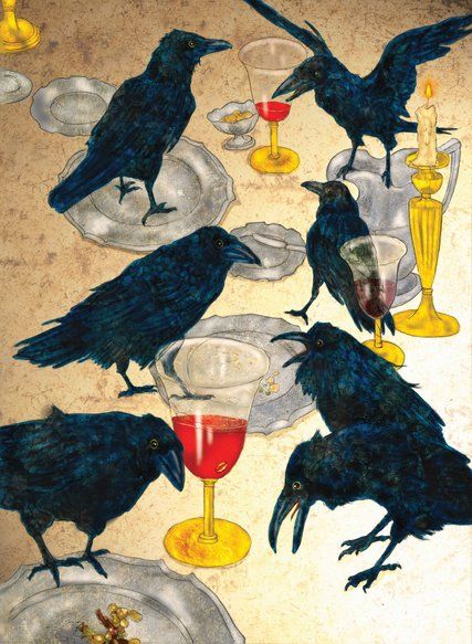 Michael Hague, Lisbeth Zwerger, Brothers Grimm Fairy Tales, The Brothers Grimm, Brothers Art, Quoth The Raven, Black Birds, Raven Queen, Classic Fairy Tales