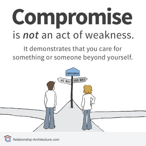 Compromise   is not an act of weakness.   It demonstrates that you care for   something or someone beyond yourself.   PKOMIS   Relationship-Architecture.com Compromise Quotes, Communication Quotes, Communication Problems, Jealous Of You, Life Quotes To Live By, In A Relationship, Daily Inspiration Quotes, Married Life, Life Advice