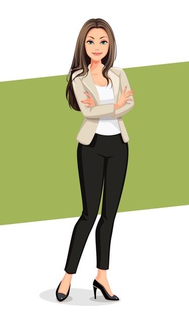 Stylish business woman illustration | Premium Vector #Freepik #vector #design #fashion #character #cartoon Business Woman Illustration, Marketing Social Media, Woman Illustration, Social Media Platforms, Premium Vector, Social Media, Marketing, Media, Green