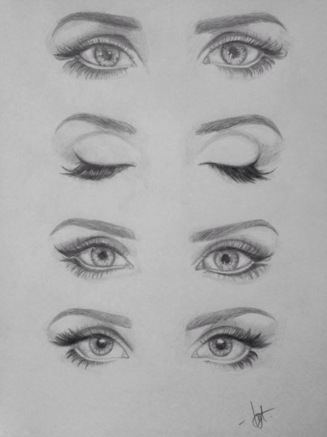 Eyes Sketch Easy, Womens Sketch, Sketching Beginners, Nose Sketch, Ldr Art, Draw Better, Different Eyes, Creative Drawings, Eye Drawing Tutorials