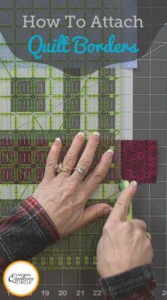 How To Sew A Border On A Quilt, Patchwork Quilt Borders, Adding Quilt Borders, Adding Borders To A Quilt Tutorials, Quilt Border Tutorial, How To Sew Borders On A Quilt, Sewing Borders On Quilts, Adding Borders To Quilts, How To Put A Border On A Quilt