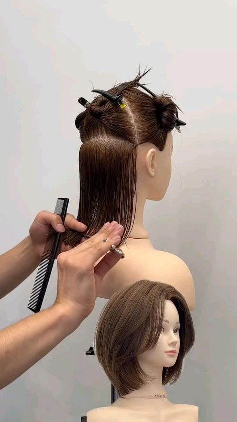 #HairStyleWomanLongHairForWedding #HairStyleWomanLongHairWithLayers #HairStyleWomanLongHairIndian #HairStyleWomanLatest #HairStyleWomanLongBob #HairStyleWomanList #HairStyleWomanLogo #HairstyleWomenMedium #HairstyleWomenMediumHair #HairstyleWomenMidLength #HairstyleWomenMediumLength #MediumHairstyleWomen #HairstyleMarriedWoman #MatureWomenHairstyle #HairstyleMulletWoman Hair Cut Guide, Easy Hair Cuts, Hair Style Korea, Diy Haircut, Hair Inspiration Short, Hair Tips Video, Short Layered Haircuts, Hair Tutorials Easy, Short Hair Tutorial