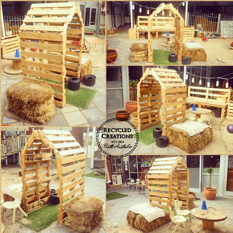 Pallet Arch, Diy Kids Playground, Pallet Creations, Creative Gardening, Halloween 2020, Kids Playground, Halloween Outdoor Decorations, Pallet Projects, South Australia