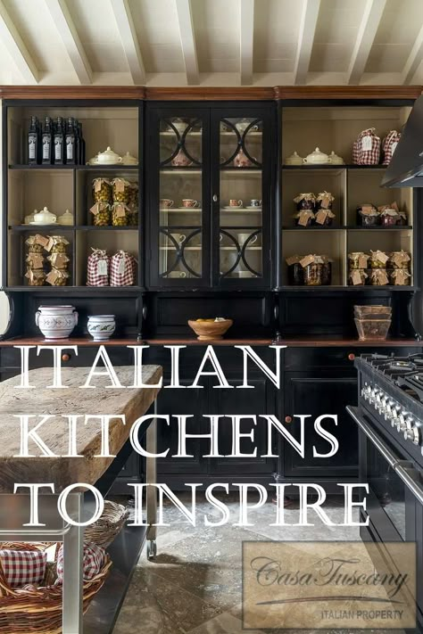 Italian Kitchens Tuscany Tuscan Style, Italian Cottage Decor, Rustic Luxe Kitchen, Rustic Italian Interior Design, Modern Tuscan Farmhouse, Italian Kitchen Inspiration, Country Italian Kitchen, Tuscan Kitchen Ideas Rustic Italian Old World Style, Tuscany Inspired Kitchen