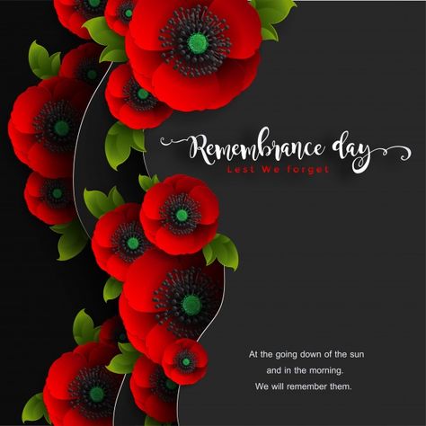 Happy Remembrance Day, We Will Remember Them, Remberence Day Art, Poppy Quotes, Rememberence Day, Remembrance Day Images, Remembrance Day Photos, Poppy Remembrance Day, Poppy Background