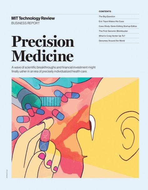 Precision Medicine - MIT Technology Review Precision Medicine, Emerging Technology, Best Graphics, The Mission, Technology News, New Technology, Editorial Design, Case Study, Start Up