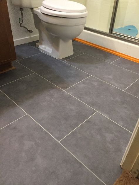 Master Bath Tile Combinations, Luxury Vinyl Tile Kitchen, Vinyl Tile Flooring Kitchen, Vinyl Tile Flooring Bathroom, Vinyl Plank Flooring Bathroom, Luxury Vinyl Tile Bathroom, Vinyl Tile Bathroom, Slate Bathroom Floor, Slate Bathroom Tile