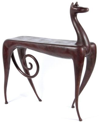 Judy Kensley McKie - Horse SideTable (2008) cast bronze