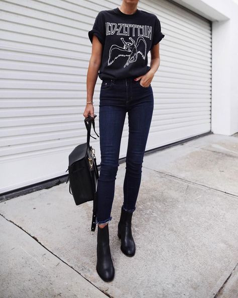 336.5k Followers, 551 Following, 1,682 Posts - See Instagram photos and videos from Andy Csinger (@andicsinger) Band Tee Outfits, Neo Grunge, Fashion Australia, Looks Pinterest, Tokyo Street Fashion, Rock Outfit, Popsugar Fashion, Outfit Jeans, Looks Street Style