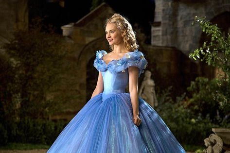 Live action 2015 cinderella dress Lily James Made to | Etsy Cinderella, Blue