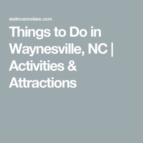 Things to Do in Waynesville, NC | Activities & Attractions Waynesville North Carolina, Lake Junaluska, Waynesville Nc, Rv Parks And Campgrounds, North Carolina Mountains, Farm Tour, Hotel Motel, Family Friendly Activities, Smoky Mountain National Park