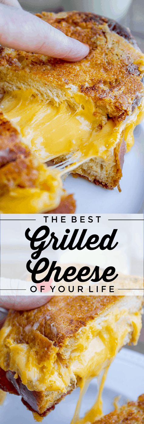 Easy Hanukkah Recipes, Hanukkah Recipes, The Best Grilled Cheese, Sandwich Easy, The Food Charlatan, Hanukkah Food, Best Grilled Cheese, Food Charlatan, Challah Bread