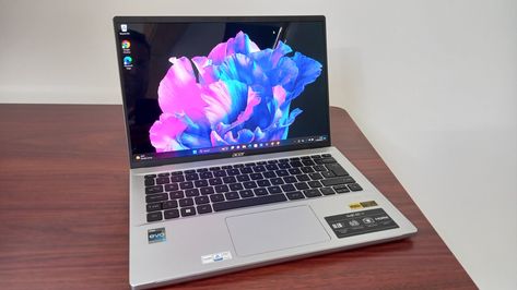 A super-fast laptop with a beautiful display for a good price: what's not to like? Our Acer Swift Go 14 review tells all... Windows Laptop, Apple Macbook Air, Wired Headphones, Low Lights, Swift, Laptop