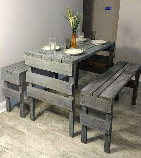 Pallet Bank, Pallet Furniture Designs, Pallet Projects Furniture, Wooden Pallet Furniture, Pallet Designs, Wooden Pallet Projects, Pallet Crafts, Pallet Furniture Outdoor, Back Deck