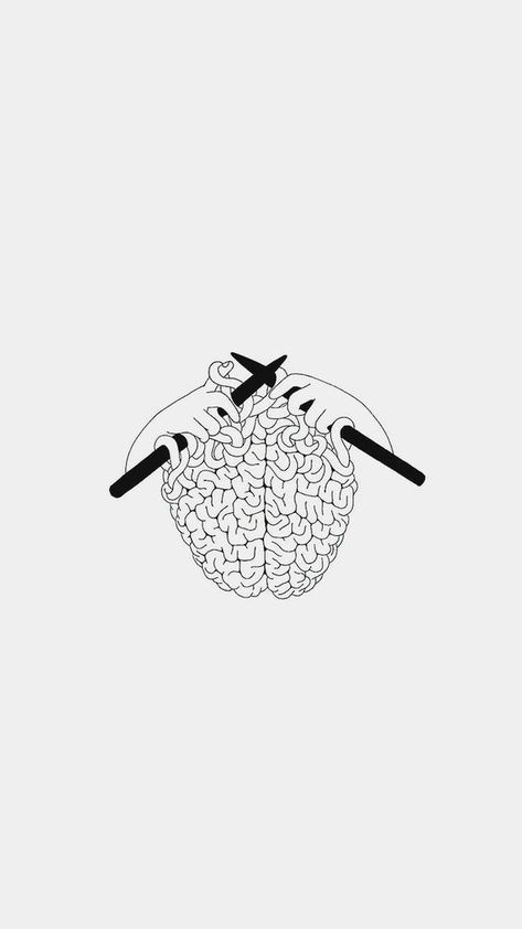 Psychology Wallpaper, Brain Tattoo, Art Psychology, Awareness Tattoo, Brain Art, Girly Wall Art, Ideas Quotes, Anatomy Art, Quotes Love