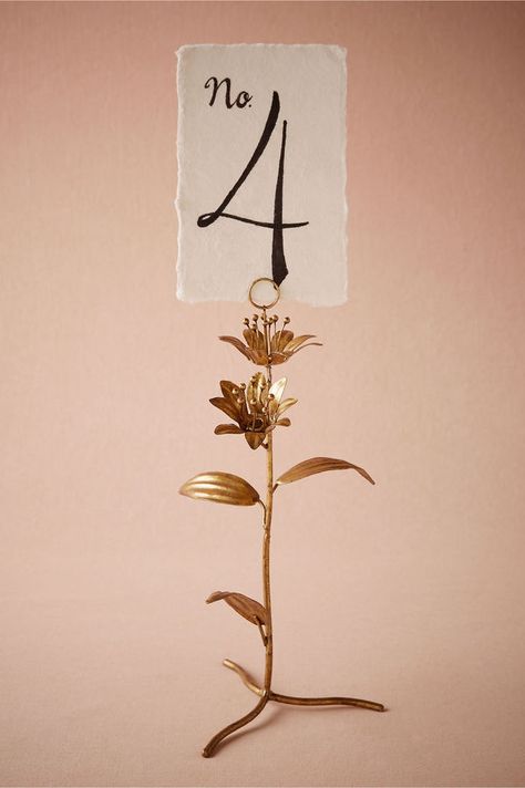 Secret Garden Number Holder Garden Wedding Table Numbers, Anthropologie Wedding Decor, Vintage Table Numbers, Unique Table Numbers, Diy Vintage Wedding, Wedding Table Number Holders, Table Signage, Table Number Stands, Diy Table Numbers