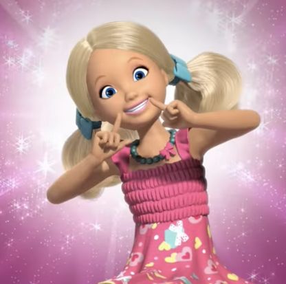 Barbie Funny Pfp, Barbie Life In The Dreamhouse Pfp, Chelsea Core, Im Just Ken, Chelsea Roberts, Barbie Pfp, Movie Map, Barbie Icon, Barbie Characters