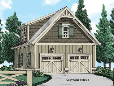 Garage Loft Plan, 086G-0002 Garages Ideas, Garage Plans With Loft, Frank Betz, Garage Designs, Craftsman Garage, Plan Elevation, Plan Garage, Carriage House Garage, Farmhouse Garage