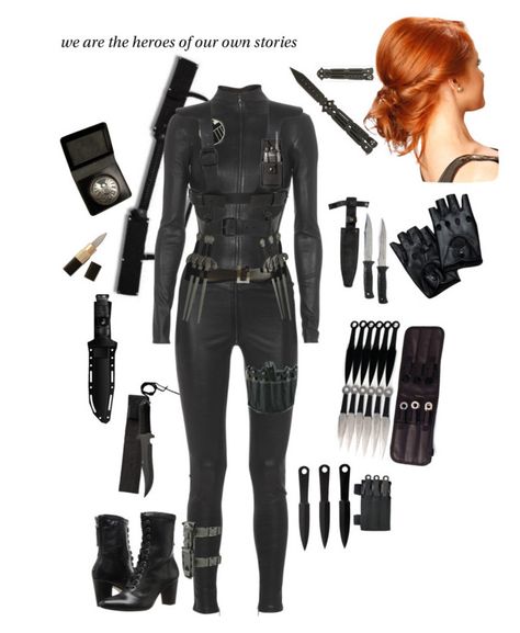 "Agent Kara Lance" by capfan2014 on Polyvore featuring S.W.O.R.D., Aphero, Fleet Ilya, Cold Steel, Johnston & Murphy and AgentsofSHIELD Kostum Peri, Marvel Inspired Outfits, Fleet Ilya, Spy Outfit, Combat Clothes, Pink Story, Avengers Outfits, Warrior Outfit, Badass Outfit