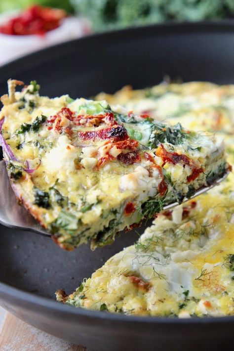 Vegetarian Frittata, Fritata Recipe, Vegetable Frittata Recipes, Healthy Frittata, Low Calorie Vegetables, Veggie Frittata, Vegetable Frittata, Gluten Free Vegetarian Recipes, Frittata Recipe