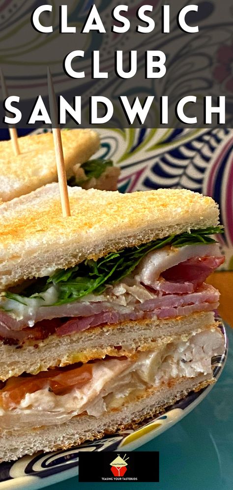 Chicken Club Sandwich Recipes, Tomato Sandwich Recipes, Toasted Sandwich Recipes, Club Sandwiches, Club Sandwich Chicken, Savoury French Toast, Club Sandwich Recipes, Sandwhich Recipes, Best Sandwich Recipes