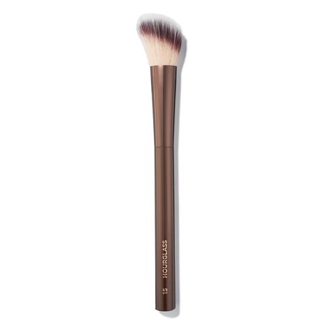 Hourglass No. 15 Blush Brush | Space NK Hourglass Makeup Brushes, Hourglass Brushes, Hourglass Brush, Best Blush Brush, Hourglass Blush, Blush Application, Hourglass Makeup, Bronzer Brush, Space Nk