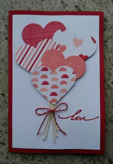 45+ Easy DIY Valentine's Day Crafts for Kids to Make - FeltMagnet Stampin Up Valentine Cards, Valentines Day Cards Diy, Valentines Day Cards Handmade, Diy Valentines Cards, Valentine Love Cards, Valentine's Day Crafts For Kids, Valentine Cards Handmade, Valentine Crafts For Kids, Valentines Day Cards