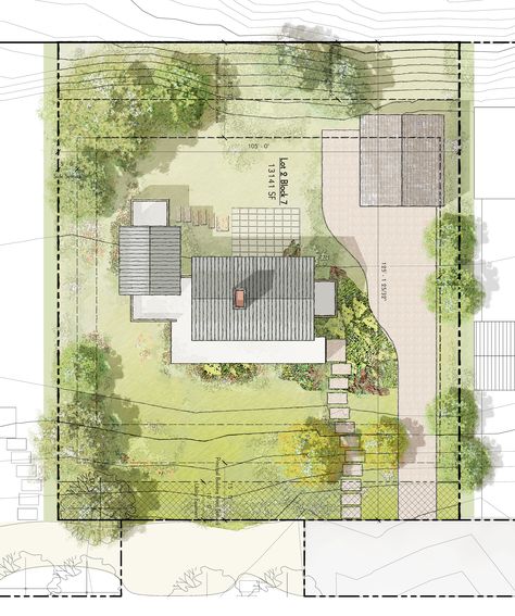 Trailhead — Surround Architecture Landscape Architecture Illustrative Plan, Hand Drawn Site Plan Architecture, Landscape Architecture Plan Rendering, Landscape Ideas Plan Architecture, Site Development Plan Drawing, Simple Site Plan, Architecture Plan Design, Plan Rendering Architecture Photoshop, Plan Rendering Architecture