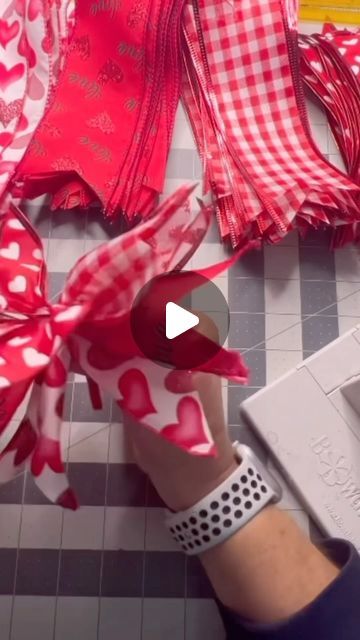 Hollie Hobbies on Instagram: "Crafting Love: DIY Valentine Ribbon Wreath Tutorial 💖 #ValentineCrafts #DIYDecor#ribbonwreath #diywreaths#valentinesdıy#holliehobbies #diycraftsnmore#valentinescrafts" Valentine Bows For Wreaths, How To Make A Wire Wreath, Wreaths Valentines Day, Valentine Wreath Ideas Diy Deco Mesh, Add Ribbon To Wreath, Valentine Diy Wreaths, Valentine Ribbon Wreath Diy, How To Make A Valentine Wreath, Diy Valentine Door Decorations