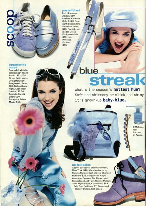 Y2K MAGAZINES on X: "Blue Streak (Seventeen, February 1995) #seventeenmagazine #90sfashion https://t.co/OGG8bSHZpw" / X Seventeen Magazine 90s, 2000s Fashion Magazine, Y2k Magazine, 2000s Magazines, Typography Magazine, Magazine Cover Ideas, Fashion Magazine Layout, Nylon Magazine, Teen Magazine