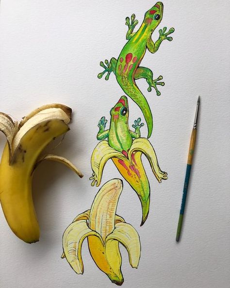 Sequential Drawing, Noel Badges Pugh, Metamorphosis Art, Hybrid Art, A Level Art Sketchbook, Banana Art, Theme Nature, Insect Art, October 5