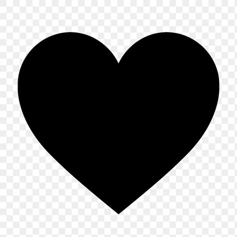 Black Heart Png Icon, Heart Png For Editing, Heart Symbol Aesthetic, Heart Overlay Png, Like Icon Png, Heart Png Aesthetic, Hart Png, White Heart Png, Transparent Heart Png