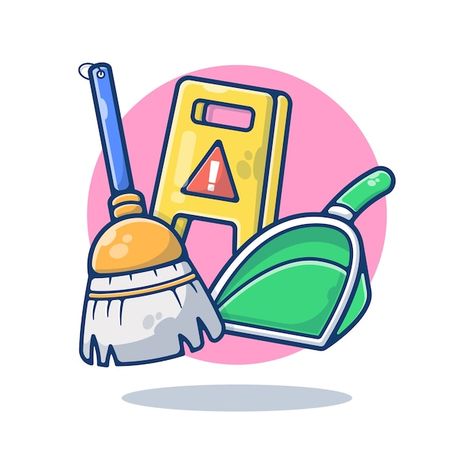 Cleaning Logo Business, Cleaning Drawing, Cleaning Cartoon, Mural Cafe, Cleaning Icons, Drawing Lessons For Kids, Remove Bg, Cartoon House, Cleaning Logo