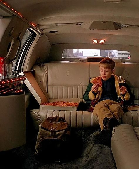 Gentlemen‘s Gram on Instagram: “Mood: Kevin eating cheese pizza and drinking Coca Cola in a limousine ‘Home Alone 2: Lost in New York’, November 1992 🍕” Instagram, Pizzas, Home Alone, A Boy, Pizza, Wine, On Instagram