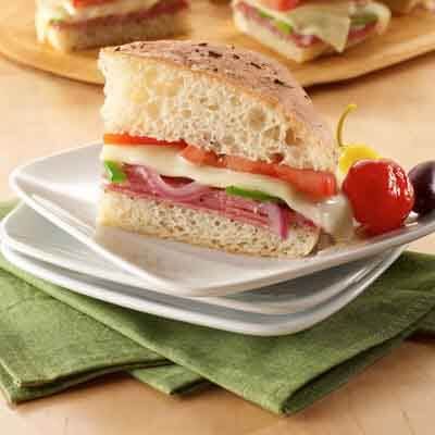 Serve this sandwich for a quick meal before the big game!