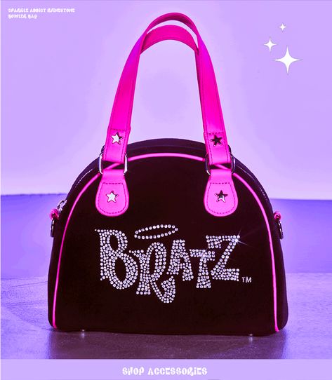 Dollskill x Bratz | Dolls Kill Bratz Bag, Bratz Dolls Kill, Bratz Dolls Accessories, Bratz Items, Bratz Doll Leather Outfit, Bratz Accessories, Dolls Kill Bratz, Bratz Clothing, Bratz Magazine