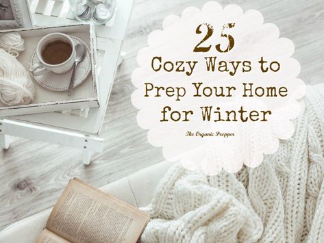 One of the best ways to brace yourselves for the onset of cold weather, winter storms, and potential power outages is to prep your home for the season.  #winter #prepper #prepare #shtf #preparedness Winter Storm Prep, Winter Storm Preparedness, Winter Preparedness, Storm Preparedness, Winter Survival, Survival Supplies, Survival Quotes, Home Inside, Camping Stuff