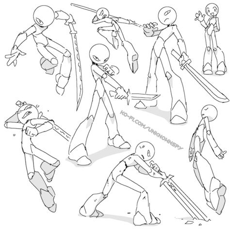 Stickman Action Poses, Anime Poses Perspective, Anime Poses Reference Sketch, Gaming Poses Drawing, Poses Anime Reference, Minecraft Poses Reference, Dynamic Duos Drawing, Curtsey Pose, Holding Object Pose