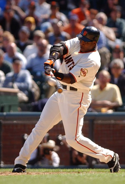 Barry Bonds - San Francisco Giants Barry Bonds San Francisco, Famous Baseball Players, Sf Giants Baseball, Baseball Wallpaper, San Francisco Giants Baseball, Baseball Hitting, Barry Bonds, Baseball Socks, Baseball Art