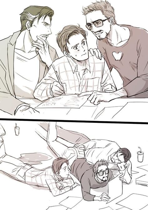 Doctor Strange X Tony Stark Fanart, Tony Stark Fanart, Strange Family, Iron Man Spiderman, Supernatural Comic, Superfamily Avengers, Marvel Couples, Veronica Mars, Black Dagger Brotherhood