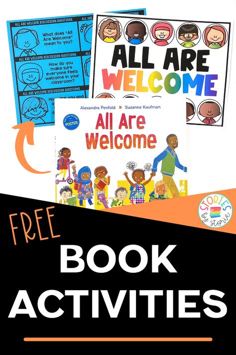 The beginning of the school year is often a combination of excitement, nerves, and possibilities. One of my favorite books to start the year is All Are Welcome. This book lets young children know that no matter what, they have a place, they have a space, they are welcome in their school. Here are a few activities you can pair with this book. 1st Grade Book Activities, All Are Welcome Activities, Pre K Beginning Of The Year Activities, Be You Book Activities, Back To School Book Activities, We Are All Welcome Book Activities, Same Same But Different Book Activities, All Are Welcome Here Book Activities, All Are Welcome Book Activities