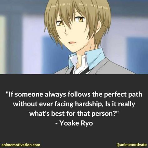 Relife Anime Quotes, Manipulator Quotes, Anime Manipulator, Meaningful Anime Quotes, Relife Anime, School Anime, Inspirational Life Lessons, Anime Love Quotes, Changing Quotes