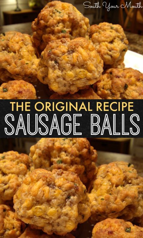 Hot Sausage Balls Bisquick, Sausage Balls With Worcestershire Sauce, Old Appetizer Recipes, Recipe For Sausage Balls Bisquick, Sausage Balls Made With Bisquick, Recipes Using Jimmy Dean Sausage, Sasauge Balls Recipe, Jimmy Dean Sausage Balls Bisquick, Pork Balls Recipe